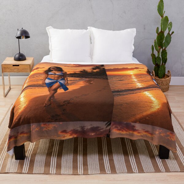 Item preview, Tropical Sunset Beach Girl designed and sold by LC&LCPlatform.