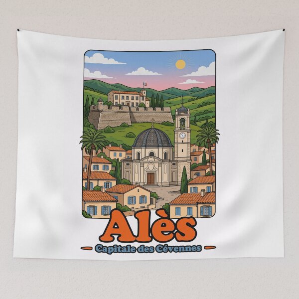 Item preview, Alès, Capital of the Cévennes, Gard designed and sold by Couleurs de France.