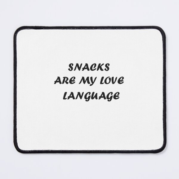 Item preview, snacks are my love language designed and sold by Kasia1987t.