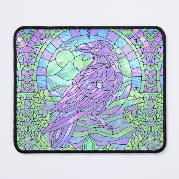 Item preview, Raven Stained Glass Design designed and sold by LaRoach Digital Arts.