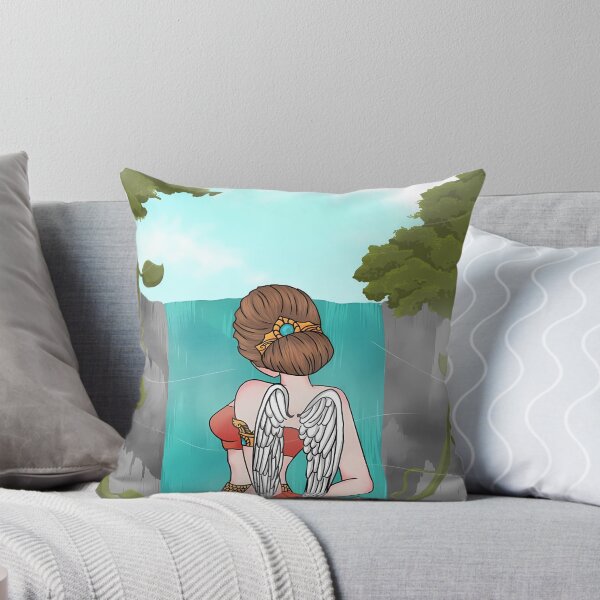 Item preview, Beautiful Thai Kinnaree Angel Waterfall Digital Art designed and sold by apalnav.