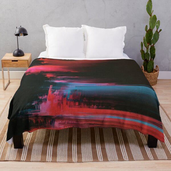 Item preview, Crimson Drift – Abstract Signal Glitch designed and sold by AlfiB.