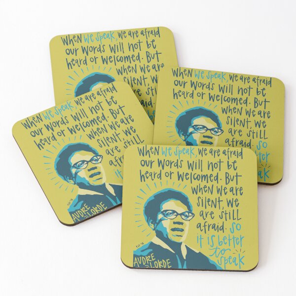 Item preview, Audre Lorde Feminist Portrait designed and sold by emilyvpcreates.