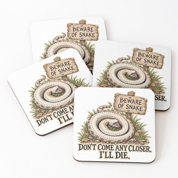 Item preview, Don't Come Any Closer I'll Die | Playing Dead Hognose Snake designed and sold by threadandfangs.