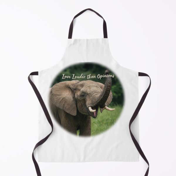 Item preview, Love Louder Than Opinions Elephant Trumpeting Motivational designed and sold by NotSoSubtleRosiePeas.