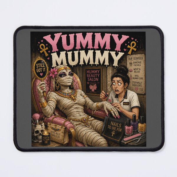 Item preview, Yummy Mummy Funny Egyptian Mummy Beauty Salon designed and sold by Hornace88studio.