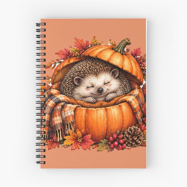 Item preview, Cozy Hedgehog Pumpkin Fall designed and sold by DrAsmaaMohamed.