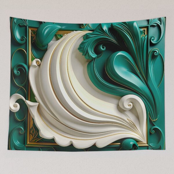 Item preview, Sculptural Jade with Gold Enamel designed and sold by Vicky Brago-Mitchell®.