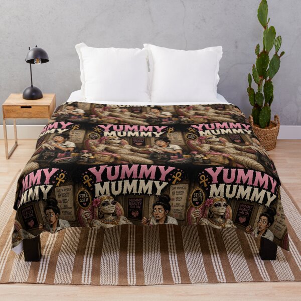 Item preview, Yummy Mummy Funny Egyptian Mummy Beauty Salon designed and sold by Hornace88studio.
