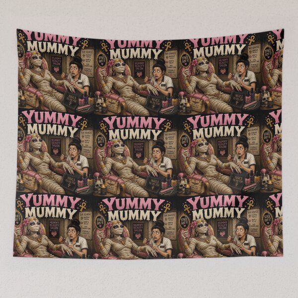 Item preview, Yummy Mummy Funny Egyptian Mummy Beauty Salon designed and sold by Hornace88studio.