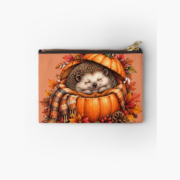 Item preview, Cozy Hedgehog Pumpkin Fall designed and sold by DrAsmaaMohamed.