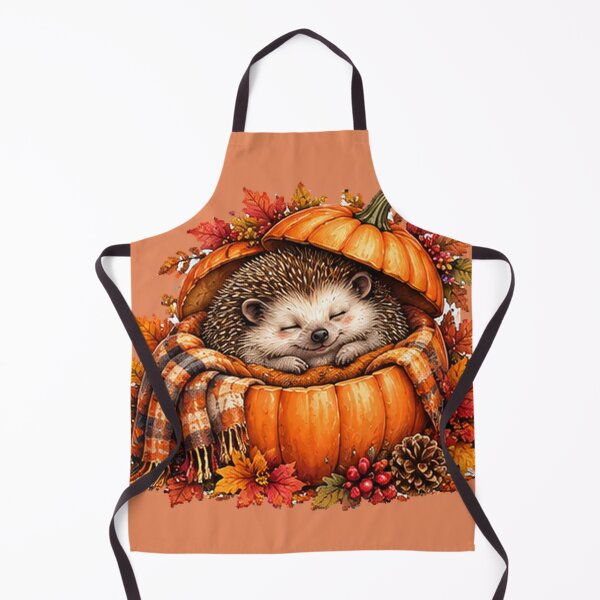 Item preview, Cozy Hedgehog Pumpkin Fall designed and sold by DrAsmaaMohamed.