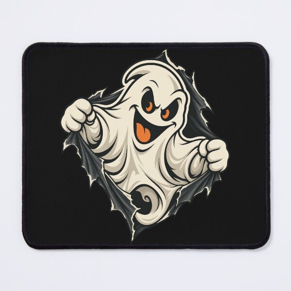 Item preview, Tubby The Tubeless Ghost Breaking Through Shirt | MTB Halloween Ghost Design designed and sold by SingleTrackes.