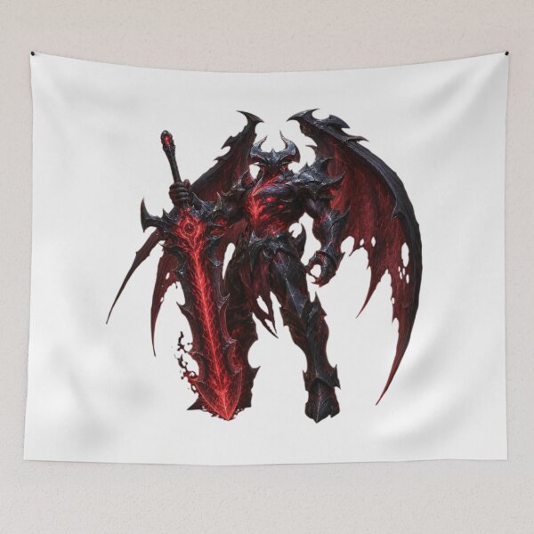 Item preview, Darkin Demon Blade Warrior - Epic Gaming Art T-Shirt designed and sold by GGDesigns1.