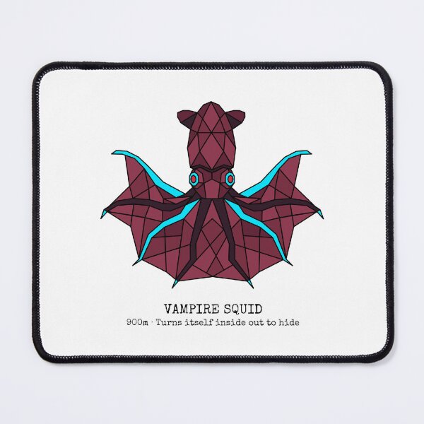 Item preview, Geometric Vampire Squid designed and sold by AnimalsKnowAll.