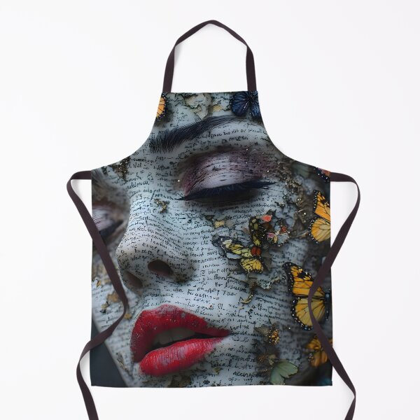 Item preview, Stunning Poetic Butterfly Portrait Art Prints and Products designed and sold by UrbanTempleArt.