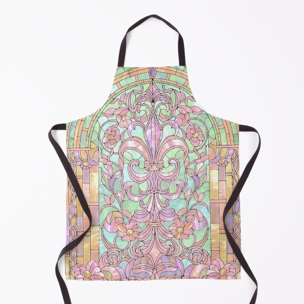 Item preview, Stained Glass Fleur De Lis Design designed and sold by LaRoach Digital Arts.
