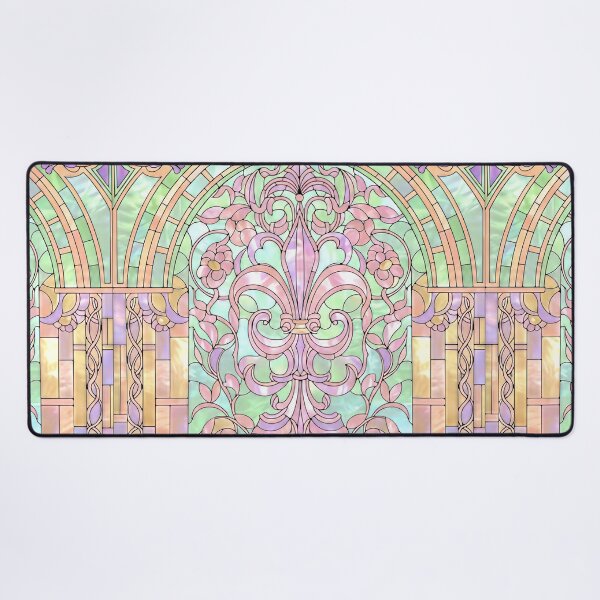 Item preview, Stained Glass Fleur De Lis Design designed and sold by LaRoach Digital Arts.