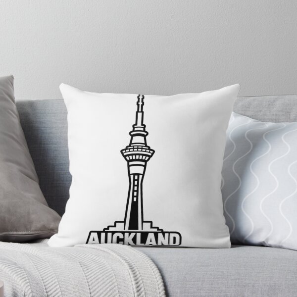 Item preview, New Zealand Sky Tower Silhouette Black designed and sold by Kenzie & Co.