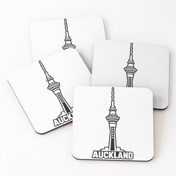 Item preview, New Zealand Sky Tower Silhouette Black designed and sold by Kenzie & Co.