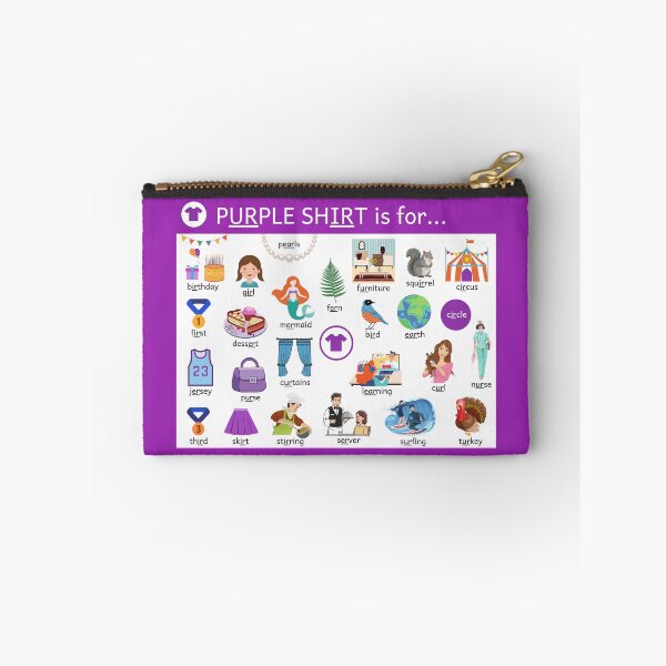 Item preview, PURPLE SHIRT is for...  Picture Dictionary designed and sold by ColorVowel.