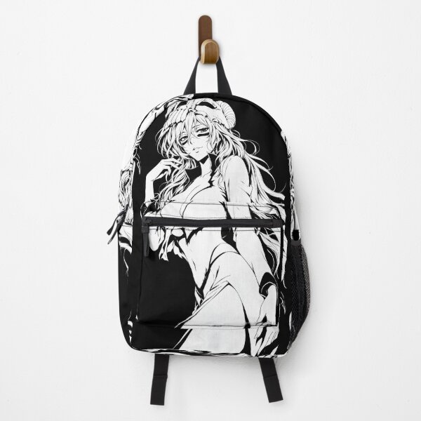 Item preview, Horned Demoness Anime Girl – Dark Fantasy Black & White Manga Art designed and sold by Dyan4.