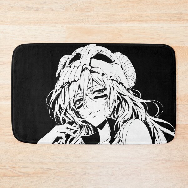 Item preview, Horned Demoness Anime Girl – Dark Fantasy Black & White Manga Art designed and sold by Dyan4.