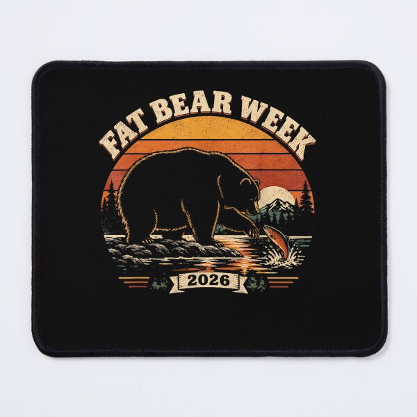 Item preview, Vintage Retro Grizzly Bear Lovers Fat Bear Week 2026 designed and sold by Juansustait.