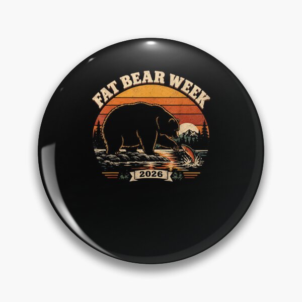 Item preview, Vintage Retro Grizzly Bear Lovers Fat Bear Week 2026 designed and sold by Juansustait.