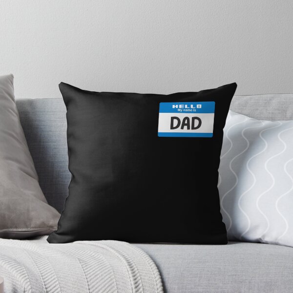 Item preview, Hello My Name Is Dad - Blue Name Tag Design designed and sold by Vector-Artist.
