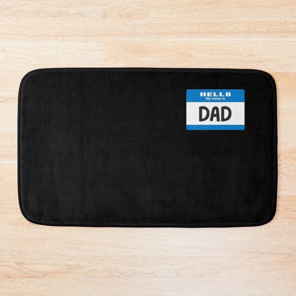 Item preview, Hello My Name Is Dad - Blue Name Tag Design designed and sold by Vector-Artist.
