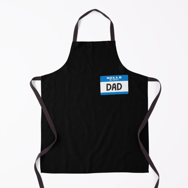 Item preview, Hello My Name Is Dad - Blue Name Tag Design designed and sold by Vector-Artist.