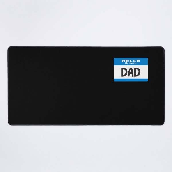 Item preview, Hello My Name Is Dad - Blue Name Tag Design designed and sold by Vector-Artist.