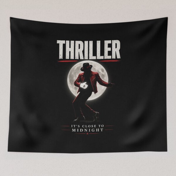 Item preview, Michael Jackson Thriller - It's Close to Midnight Red Jacket Moon designed and sold by FakePeopleSuck.