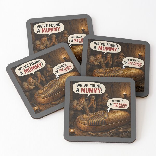 Item preview, I’m the Daddy Funny Egyptian Mummy Tomb Joke designed and sold by Hornace88studio.