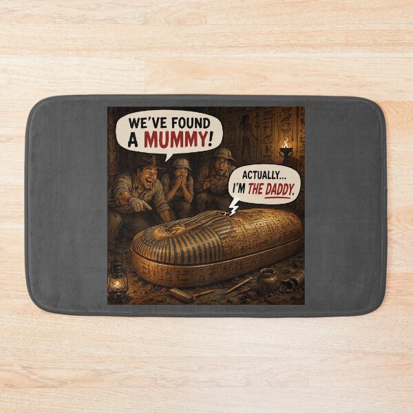 Item preview, I’m the Daddy Funny Egyptian Mummy Tomb Joke designed and sold by Hornace88studio.