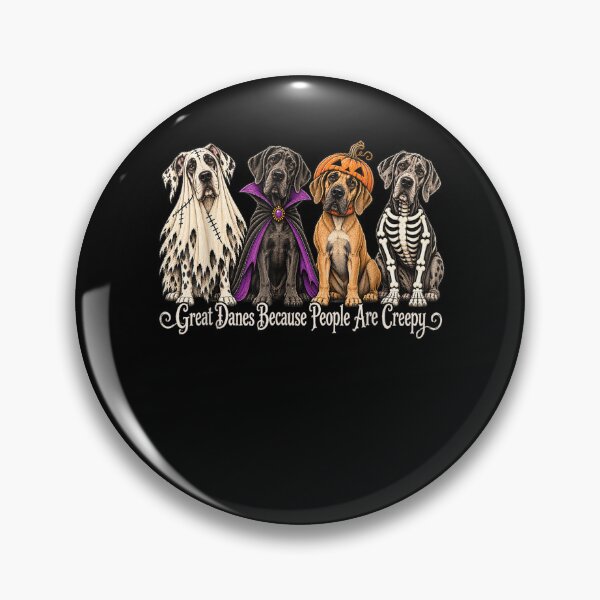 Item preview, Great Danes Because People are Creepy Halloween designed and sold by MatherFisher.