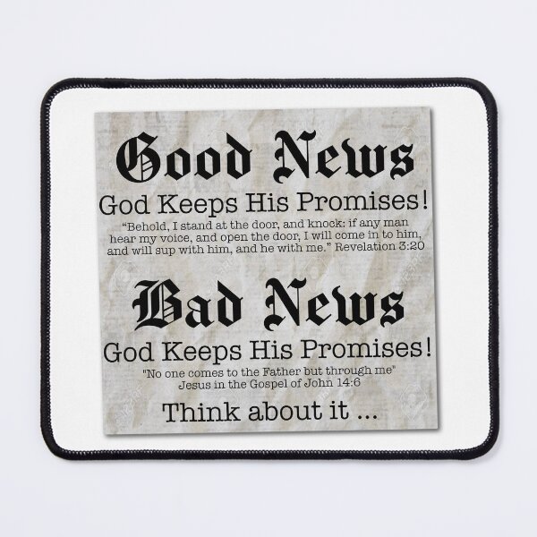 Item preview, Good News, Bad News designed and sold by OurHomeImages.