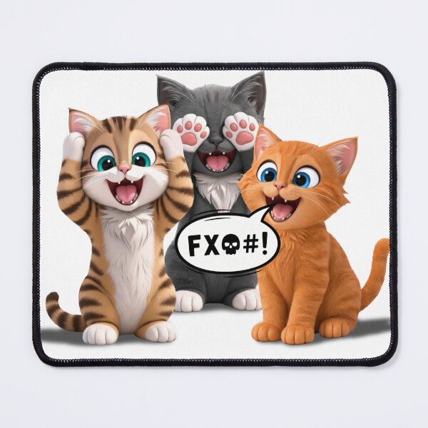 Item preview, Three Wise Kittens: Hear no evil, See no evil, Speak… designed and sold by CCWorkfloor.