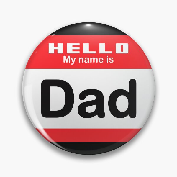 Item preview, Hello My Name Is Dad - Red Name Tag Design designed and sold by Vector-Artist.