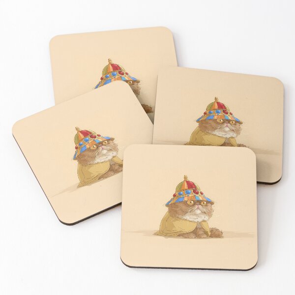 Item preview, Cute Wizard Persian Cat Jeweled Hat Art designed and sold by Lunat1kk.