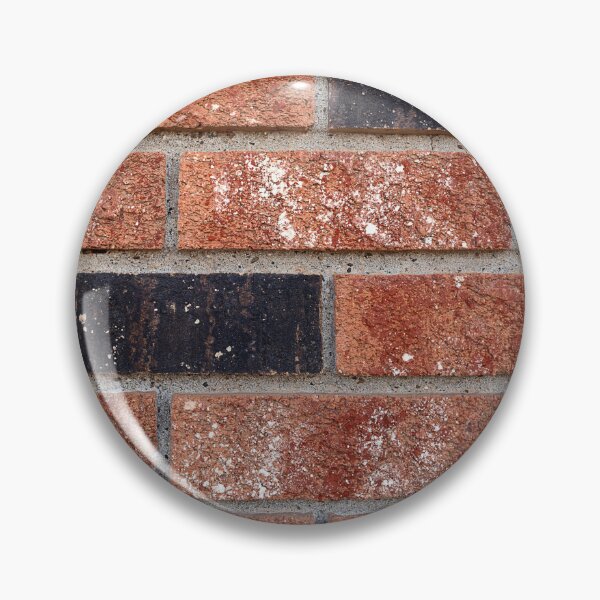 Item preview, Close detail of red and black brick wall designed and sold by lisavonbiela.