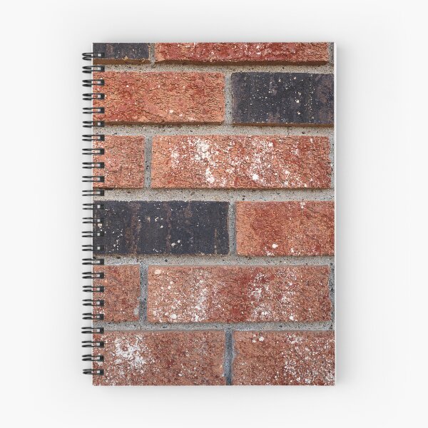 Item preview, Close detail of red and black brick wall designed and sold by lisavonbiela.