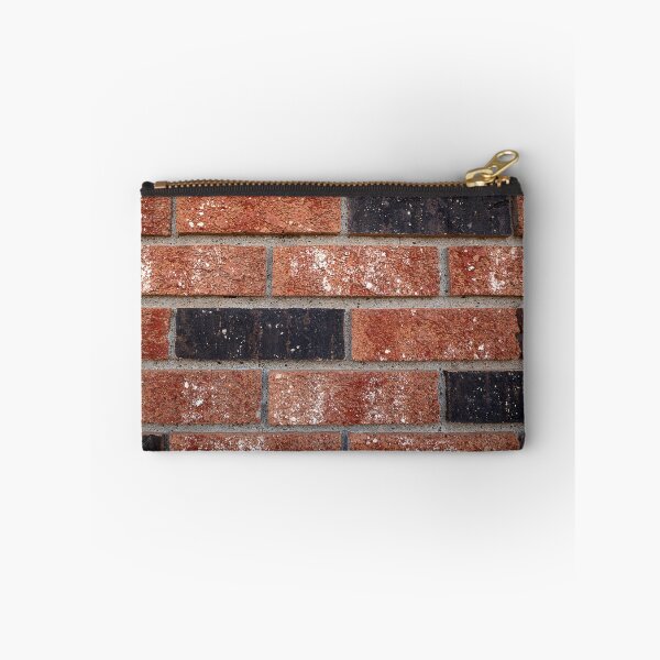 Item preview, Close detail of red and black brick wall designed and sold by lisavonbiela.