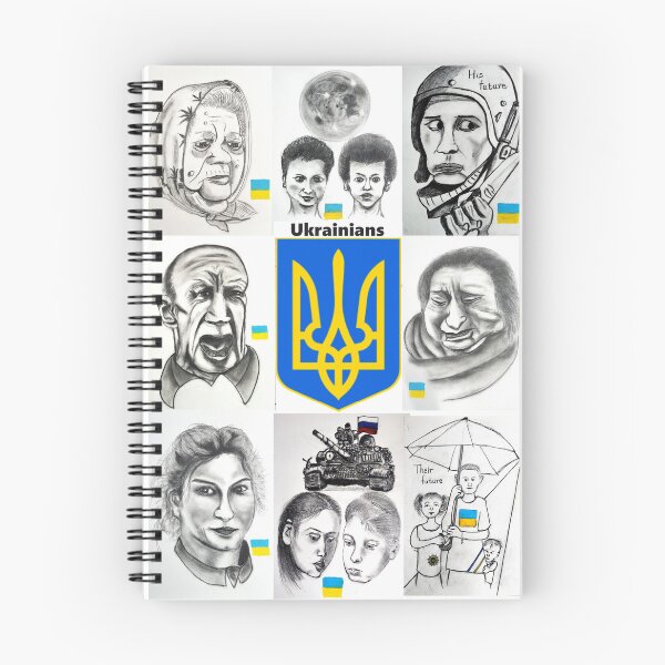 Item preview, Stand With Ukraine: Faces of Ukrainian Dignity designed and sold by SamuraiSixCoin.