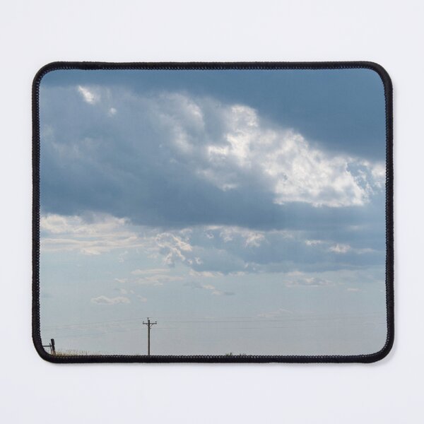 Item preview, Prairie and phone poles with dramatic stormcloud backdrop designed and sold by lisavonbiela.