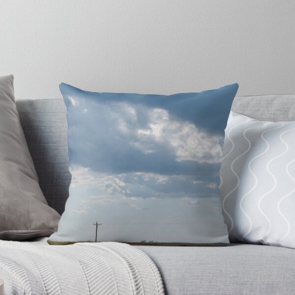 Item preview, Prairie and phone poles with dramatic stormcloud backdrop designed and sold by lisavonbiela.