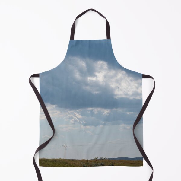 Item preview, Prairie and phone poles with dramatic stormcloud backdrop designed and sold by lisavonbiela.