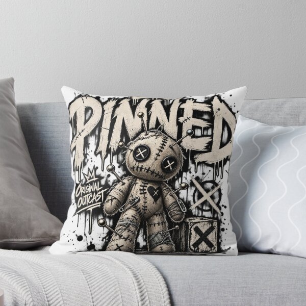 Item preview, Voodoo Doll Gothic Streetwear Pinned Society designed and sold by Blue Raven Designs.