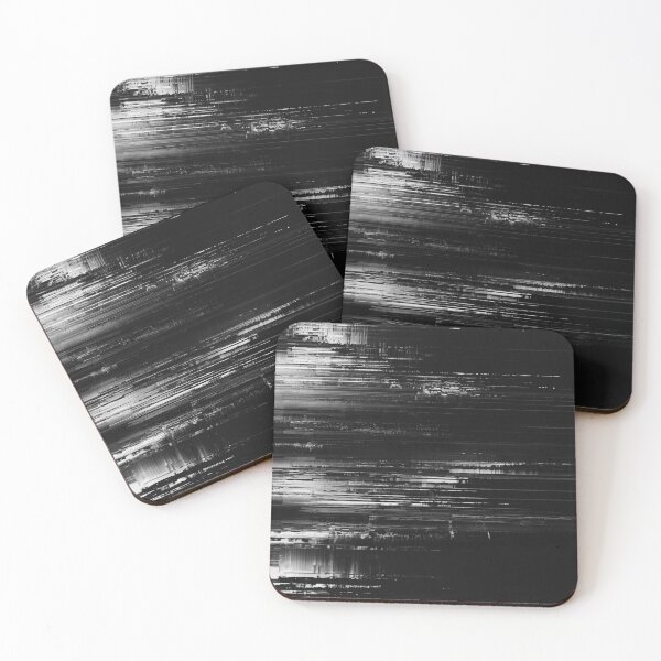 Item preview, Static Divide – Monochrome Glitch Texture designed and sold by AlfiB.